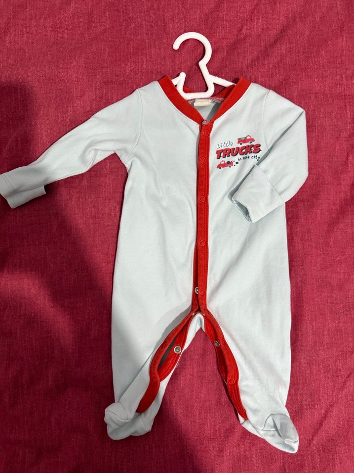 Bebek Erkek Uzun Kollu Düğmeli Tulum - Görsel 3