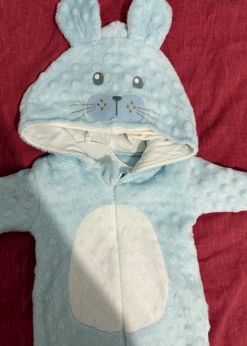 Mavi Kürklü Bebek Tulumu - Görsel 5