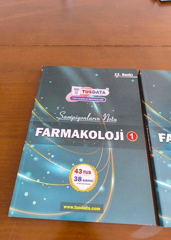 TUSDATA Farmakoloji 1-2 şampiyonların notu 22.baskı
