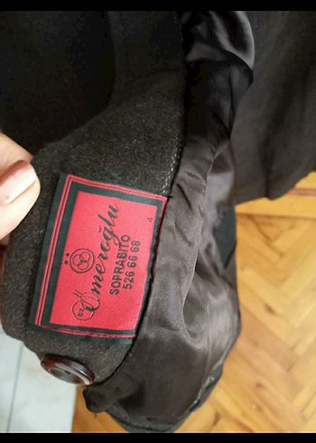 Düğmeli Kahverengi Uzun Kadın Kaban - Görsel 4