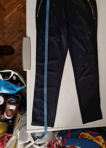 Fermuarlı Siyah Kadın  Pantolon - Görsel 2