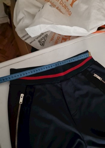 Fermuarlı Siyah Kadın  Pantolon - Görsel 6