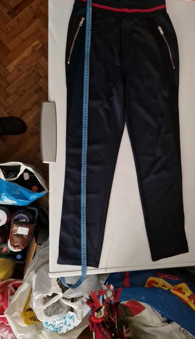 Fermuarlı Siyah Kadın  Pantolon - Görsel 2