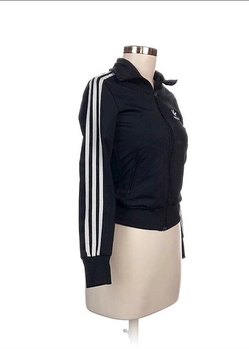 Adidas Adidas Siyah Fermuarlı Kadın Spor Ceket