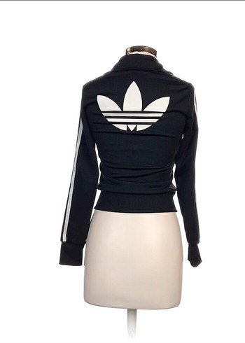 m Beden Adidas Siyah Fermuarlı Kadın Spor Ceket