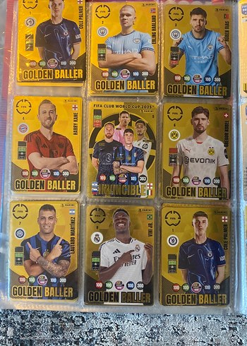 Golden Baller Futbol Kartları Koleksiyonu