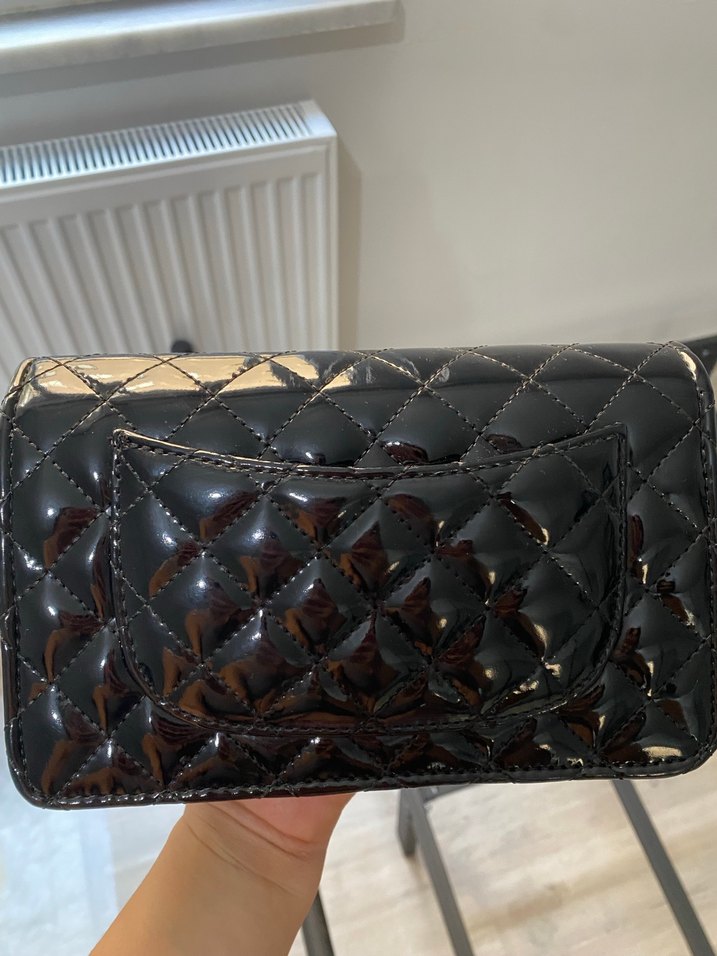 Klasik Siyah Deri Kadın Çanta - Görsel 2