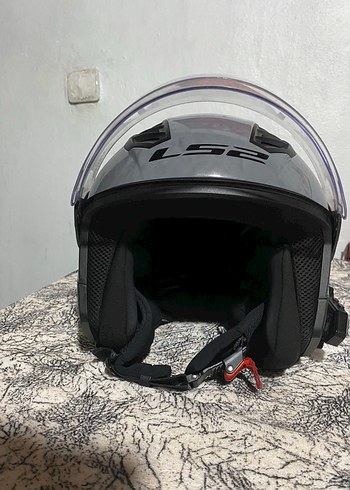 Gri LS2 Motosiklet Kaskı - Görsel 7