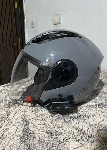 Gri LS2 Motosiklet Kaskı - Görsel 3