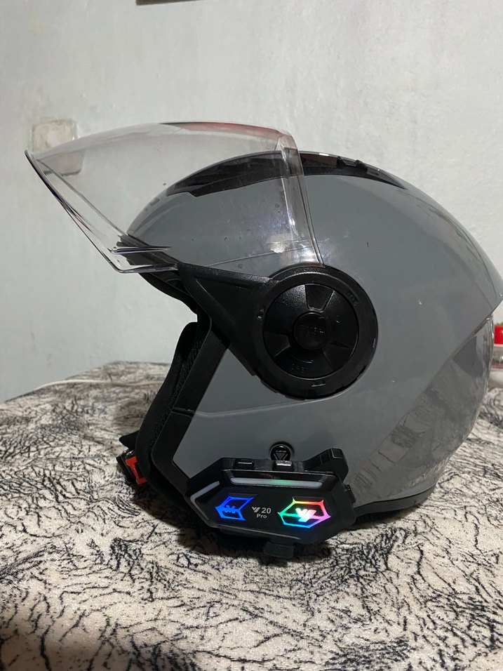 Gri LS2 Motosiklet Kaskı - Görsel 5