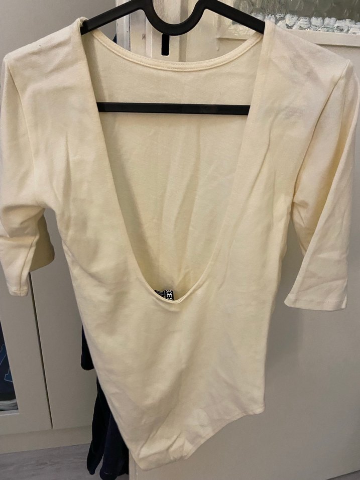 Kalp İşlemeli Beyaz ctcıtlı bluz - Görsel 4