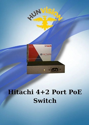 HiKOKI - Hitachi 4 Port Poe Switch + 2 Port Uplink 10/100 - Görsel 3