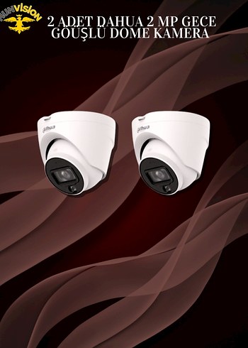 Dahua 2 MP 2 KAMERALI IP / DOME FULL PAKET - Görsel 2
