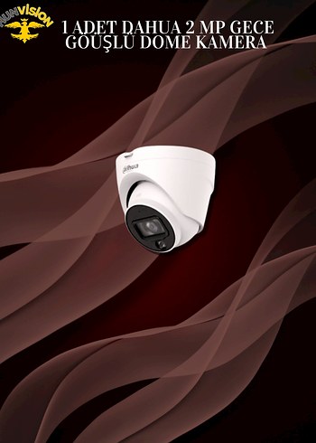 Dahua 2 MP 1 KAMERALI IP DOME FULL SET - Görsel 2