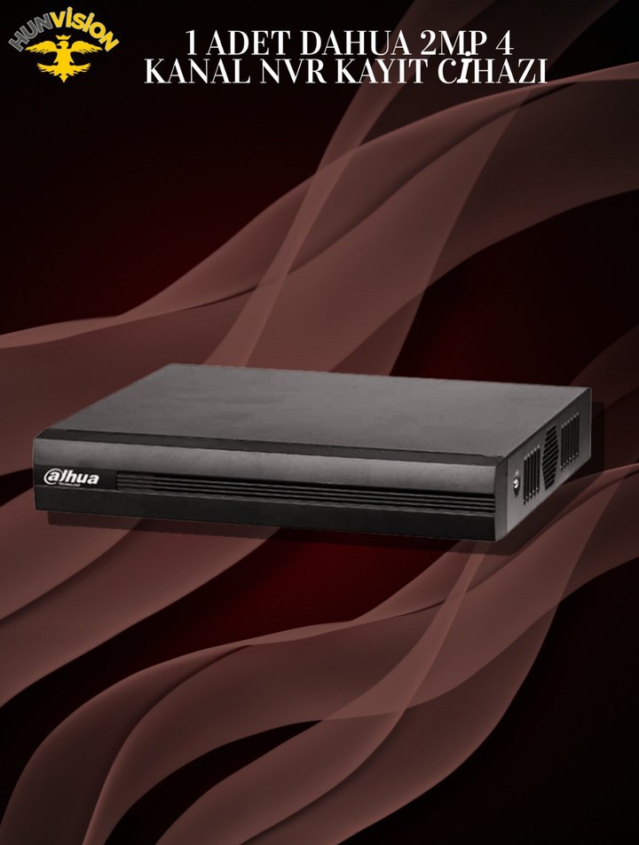 Dahua 2 MP 1 KAMERALI IP DOME FULL SET - Görsel 3