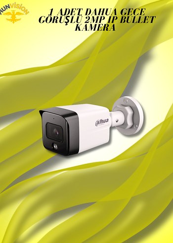 Dahua 2 MP 1 KAMERALI IP / BULLET FULL PAKET - Görsel 2