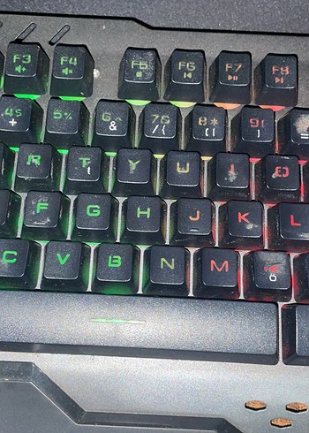 RAMPAGE Çok Renkli Işıklı Mekanik Klavye - Görsel 5