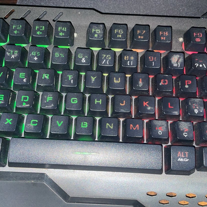 RAMPAGE Çok Renkli Işıklı Mekanik Klavye - Görsel 5