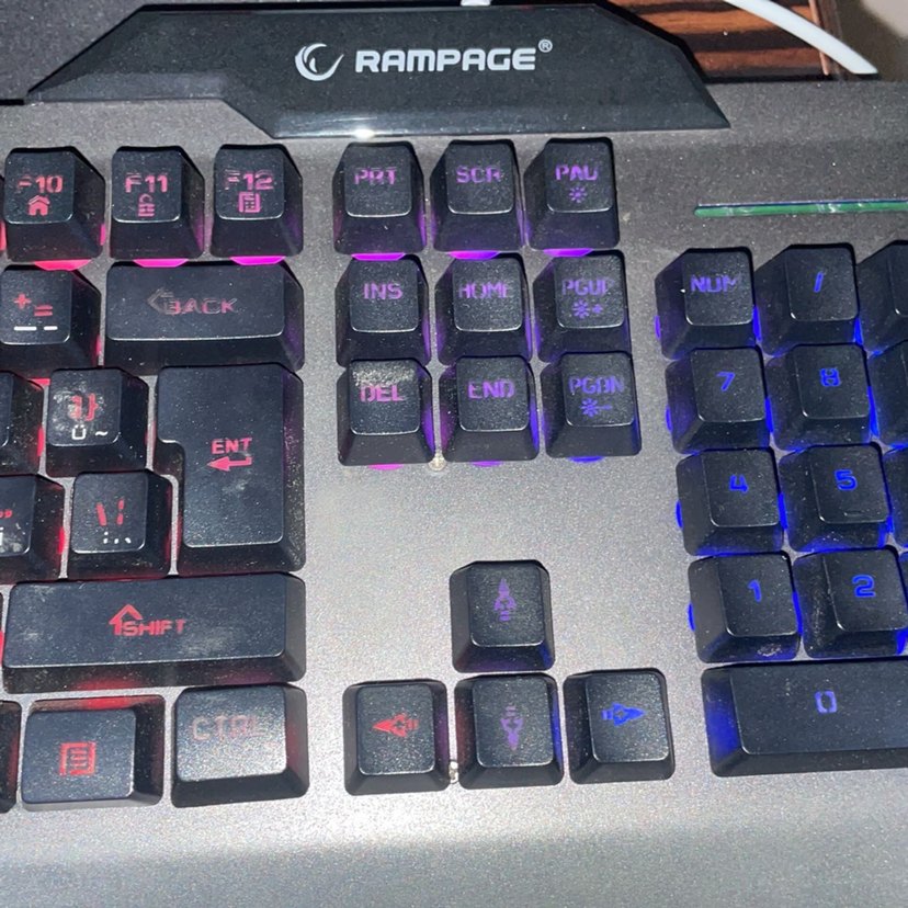 RAMPAGE Çok Renkli Işıklı Mekanik Klavye - Görsel 4