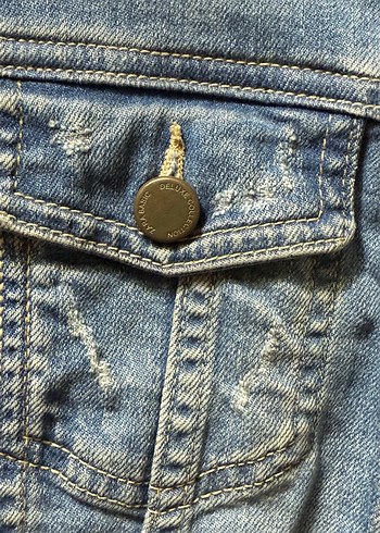 Zara Kadın Kot Ceket - Görsel 2