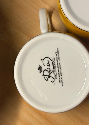 royal damgalı porselen fincan - Görsel 2