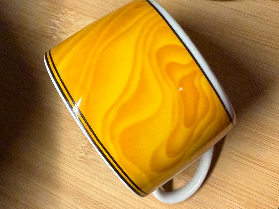 royal damgalı porselen fincan - Görsel 3