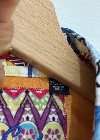 Mavi Bohem Uzun Kollu Gömlek - Görsel 3