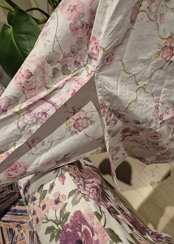 Çiçek Desenli Uzun Kadın elbise - Görsel 4