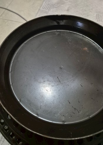 55 cm çapı. Koyu Kahverengi emaye ekmek sacı - Görsel 2