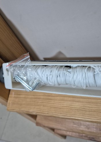 Duvara Monte Beyaz Kurutma Askısı - Görsel 6