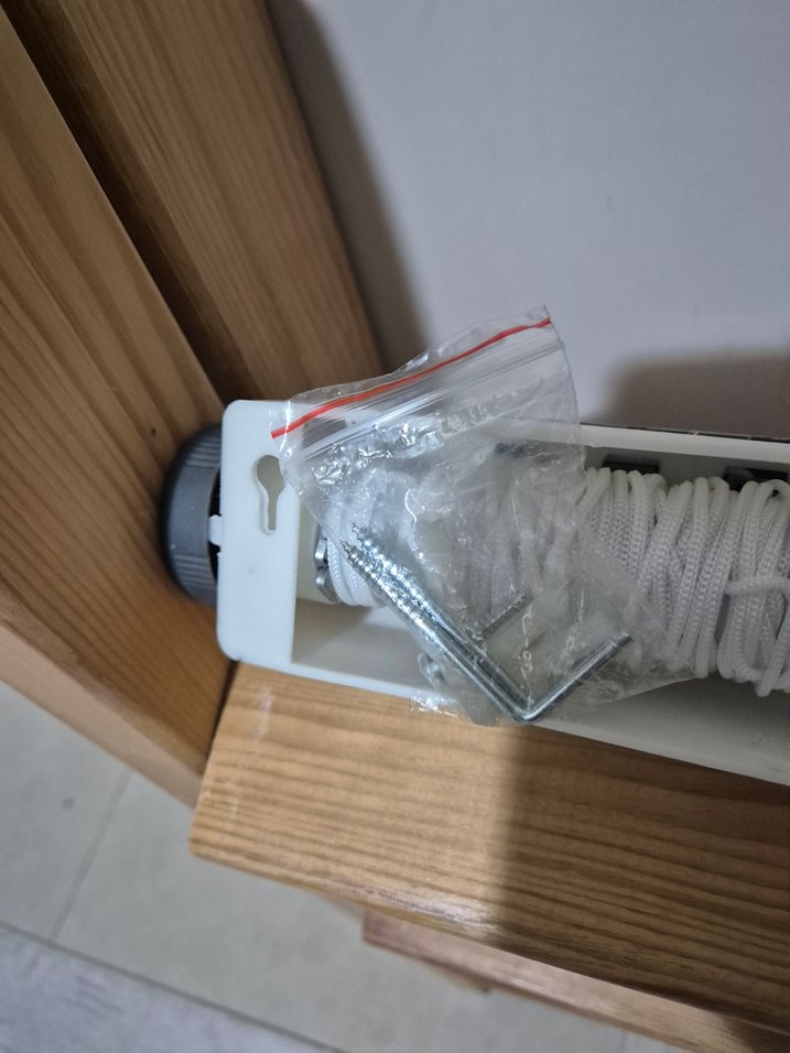 Duvara Monte Beyaz Kurutma Askısı - Görsel 5