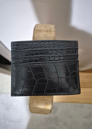 Siyah Deri Yılan Desenli Cüzdan - Görsel 3