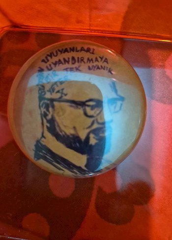 Kahverengi Vintage Erkek Rozet - Görsel 2