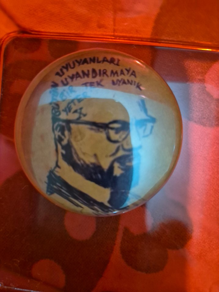 Kahverengi Vintage Erkek Rozet - Görsel 2