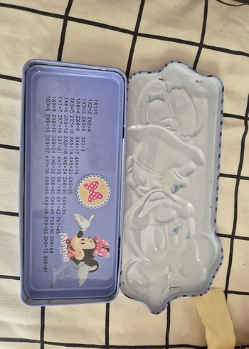 Minnie Mouse Pembe Renkli metal Kalem kutusu - Görsel 2