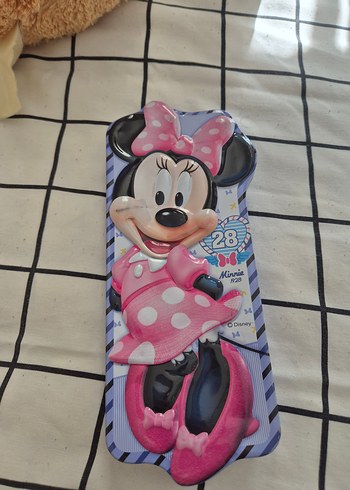 Minnie Mouse Pembe Renkli metal Kalem kutusu