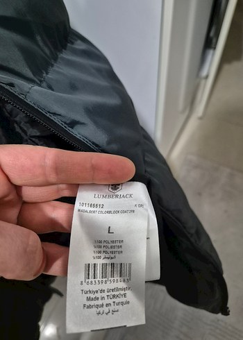 Gri Erkek Street Style Yumuşak Şişme Mont - Görsel 5