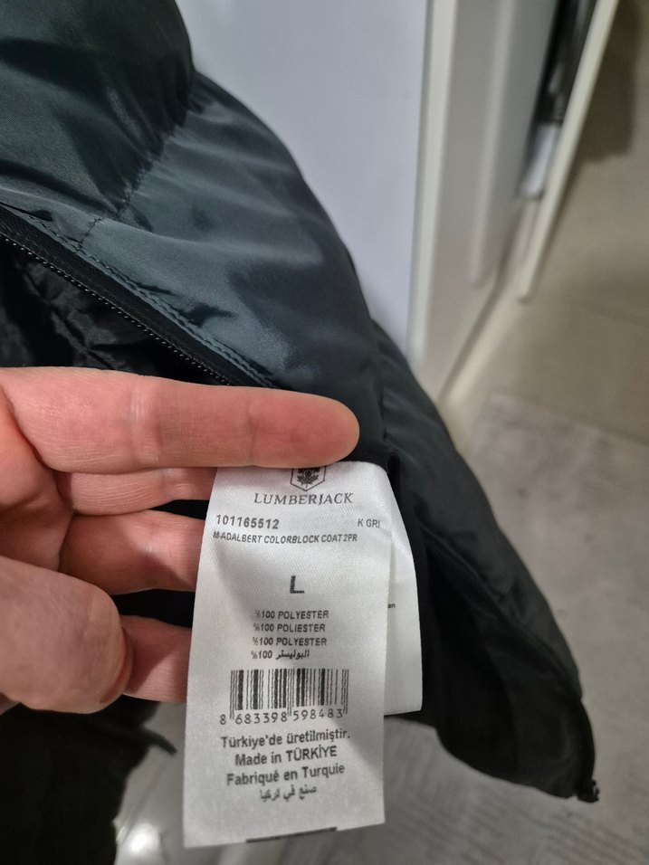 Gri Erkek Street Style Yumuşak Şişme Mont - Görsel 5