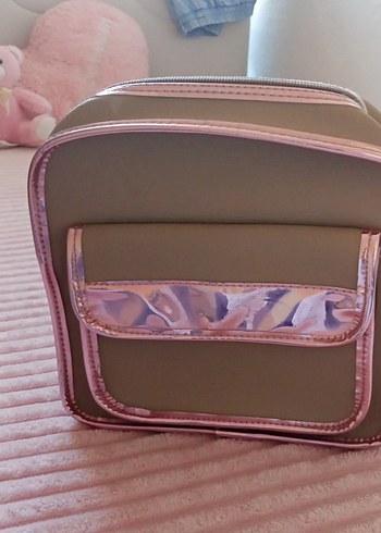 Bej Pastel Kadın Sırt Çantası - Görsel 5