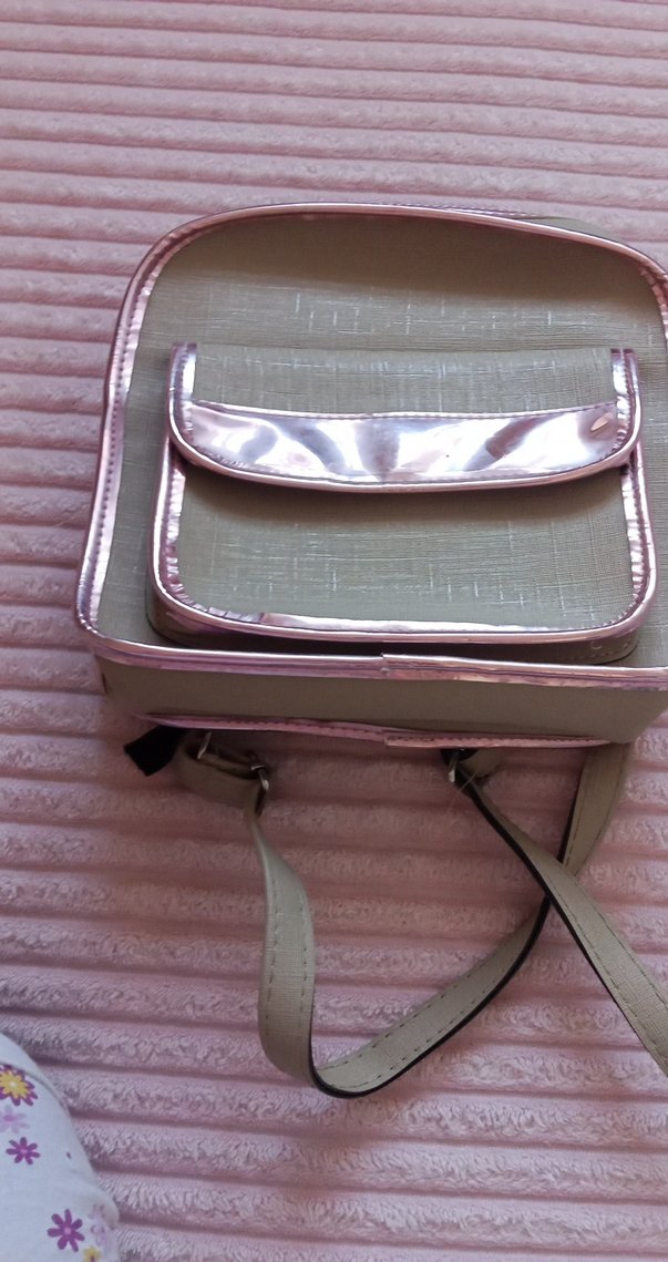 Bej Pastel Kadın Sırt Çantası - Görsel 2