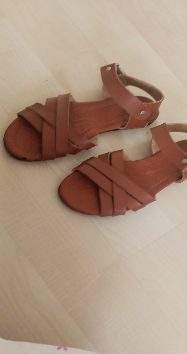 Kahverengi  Kadın Sandalet - Görsel 2