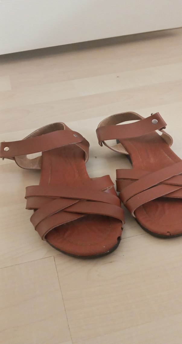 Kahverengi  Kadın Sandalet - Görsel 3