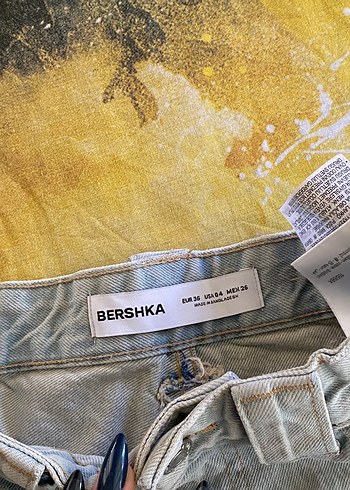 36 Beden gri Renk bershka jean