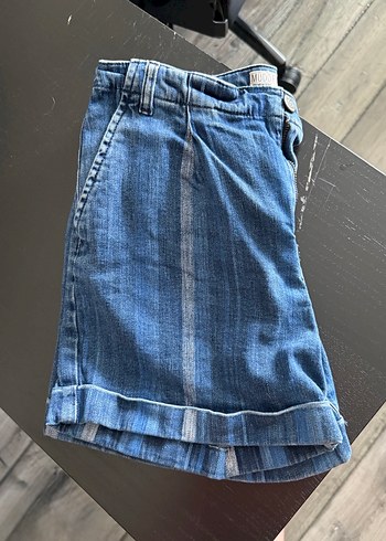 s Beden MUDO Kadın Mavi Mini Kot Şort
