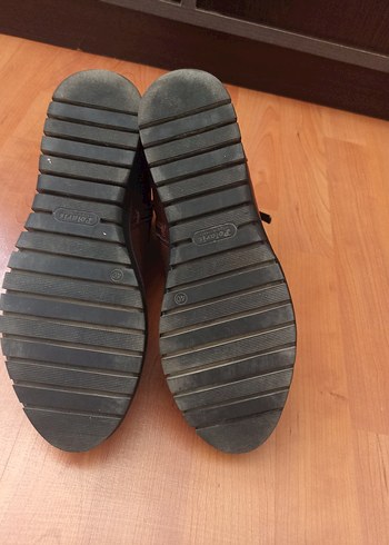 Bordo Kadın Bağcıklı Bot - Görsel 5