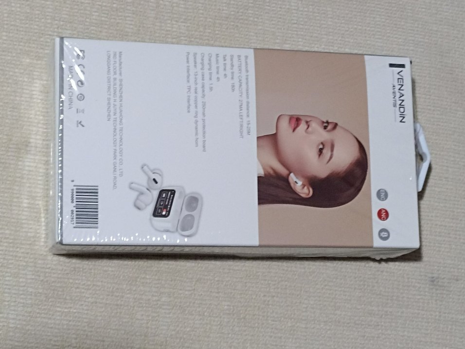 Beyaz Gerçek Kablosuz Kulaklık - Görsel 2