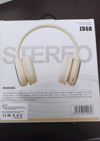 Venandin ZB68 Kablosuz Beyaz Kulaklık - Görsel 2