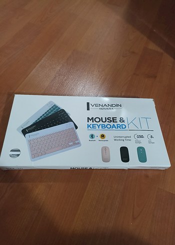 Venandin Mavi Klavye ve Mouse Seti - Görsel 3
