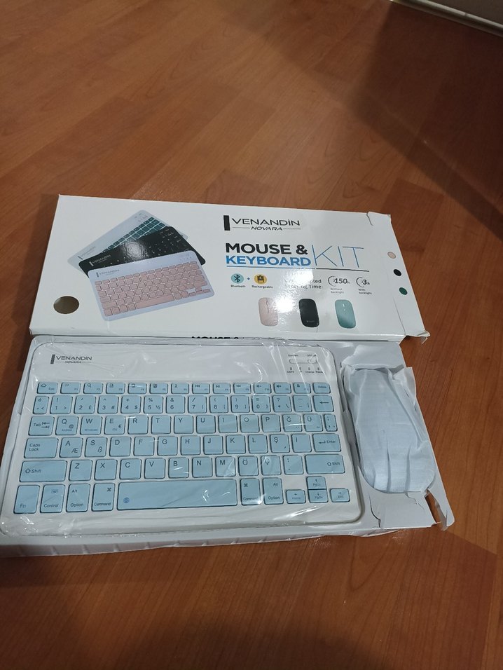 Venandin Mavi Klavye ve Mouse Seti - Görsel 2