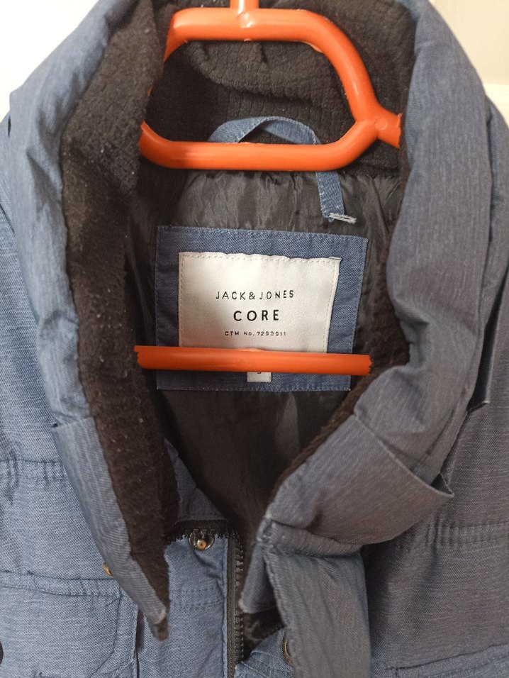 Düğmeli Denim Erkek mont - Görsel 2